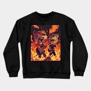 Beyond the Comic Strips Calvin and Hobbes Crewneck Sweatshirt